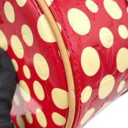 Louis Vuitton Rouge Monogram Vernis Leather Dot Infinity Papillon Shoulder Bag
