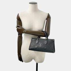 Louis Vuitton Noir Monogram Empreinte Leather Onthego East West Shoulder Bag