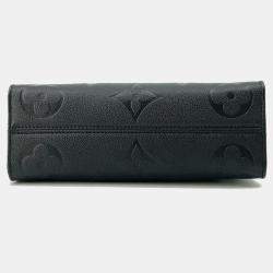 Louis Vuitton Noir Monogram Empreinte Leather Onthego East West Shoulder Bag