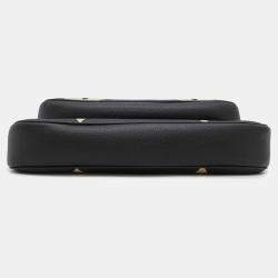 Pre Owned Louis Vuitton  Black/Cream Monogram Empreinte Leather Multi Pochette Accessoires