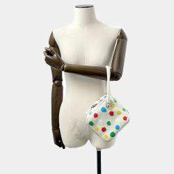 Louis Vuitton White/Multicolor Monogram Empreinte Leather LV X YK  Square Bag 