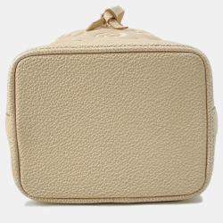 Louis Vuitton Beige Monogram Empreinte Leather Summer Stardust Nanonoe Shoulder Bag