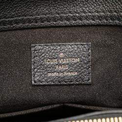 Pre Owned Louis Vuitton Black Brown Monogram Pallas Shopper