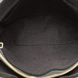 Pre Owned Louis Vuitton Black Brown Monogram Pallas Shopper