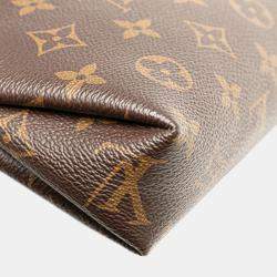 Louis Vuitton Brown Monogram Pallas Clutch
