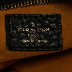 Pre Owned Louis Vuitton Black Monogram Denim Neo Cabby MM Bag