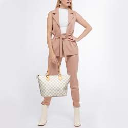 Louis Vuitton Damier Azur Canvas Saleya PM Bag