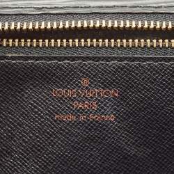 Louis Vuitton Black Epi Leather Sellier Dragonne Clutch