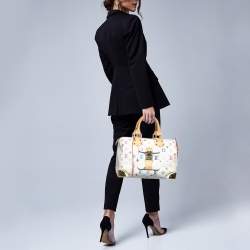 Louis Vuitton White Monogram Multicolore Canvas Speedy 30 Bag