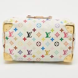 Louis Vuitton White Monogram Multicolore Canvas Speedy 30 Bag
