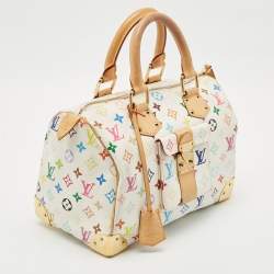 Louis Vuitton White Monogram Multicolore Canvas Speedy 30 Bag