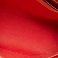 Louis Vuitton Rouge Grenadine Monogram Vernis Brea MM Bag