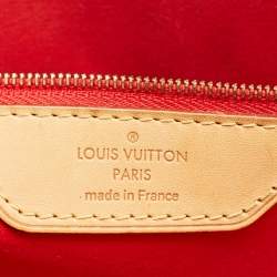 Louis Vuitton Rouge Grenadine Monogram Vernis Brea MM Bag
