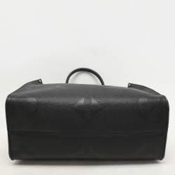 Louis Vuitton Black Monogram Empriente Leather Giant Onthego MM Bag