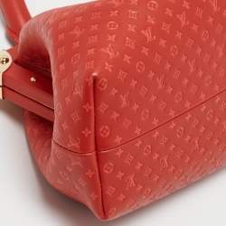 Louis Vuitton Red Nanogram Leather Clutch