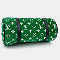 Louis Vuitton Green Fabric Papillon bag
