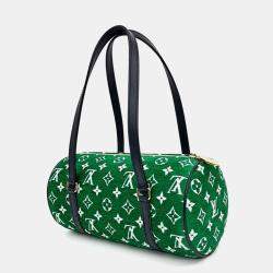 Louis Vuitton Green Fabric Papillon bag
