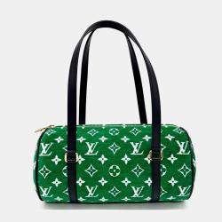 Louis Vuitton Green Fabric Papillon bag