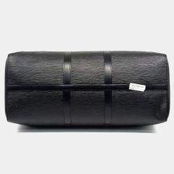 Louis Vuitton Black Leather Epi Keepall 50 bag
