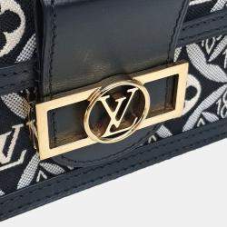 Louis Vuitton Black Fabric 1854 Dauphin Chain Wallet