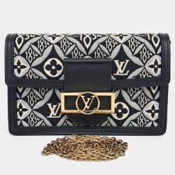 Louis Vuitton Black Fabric 1854 Dauphin Chain Wallet