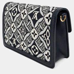 Louis Vuitton Black Fabric 1854 Dauphin Chain Wallet
