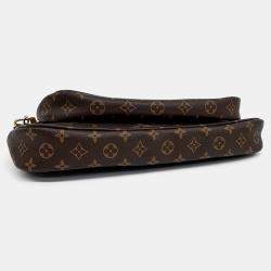 Louis Vuitton Brown PVC Monogram Multi Pochette Accessua bag