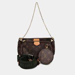 Louis Vuitton Brown PVC Monogram Multi Pochette Accessua bag