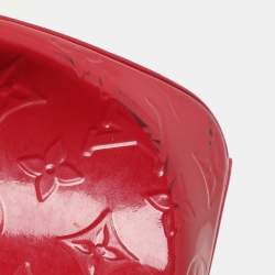 Pre Owned Louis Vuitton Rose Pop Monogram Vernis Brea MM Bag