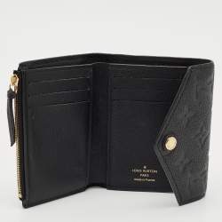 Louis Vuitton Black Empreinte Leather Victorine Wallet
