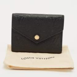 Louis Vuitton Black Empreinte Leather Victorine Wallet