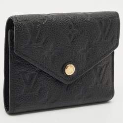 Louis Vuitton Black Empreinte Leather Victorine Wallet