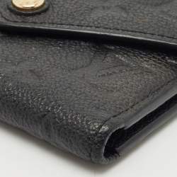 Louis Vuitton Black Empreinte Leather Victorine Wallet