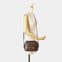 Pre Owned Louis Vuitton Brown Damier Ebene Santa Monica