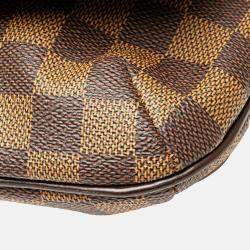 Pre Owned Louis Vuitton Brown Damier Ebene Musette Tango Short Strap