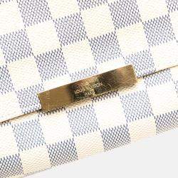 Louis Vuitton White Damier Azur Favorite MM