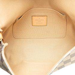 Louis Vuitton White Damier Azur Favorite MM