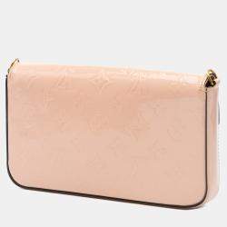 Louis Vuitton Pink Monogram Vernis Pochette Felicie