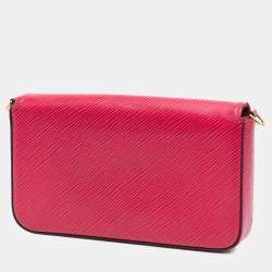 Louis Vuitton Pink Epi Pochette Felicie Patchwork