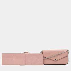 Louis Vuitton Pink Epi Pochette Felicie
