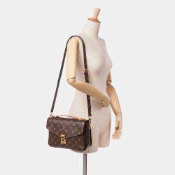 Louis Vuitton Brown Monogram Pochette Metis