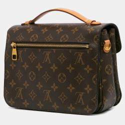 Louis Vuitton Brown Monogram Pochette Metis