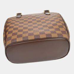 Pre Owned Louis Vuitton Brown Damier Canvas Sarria Seau Handbag