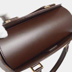 Pre Owned Louis Vuitton Brown Damier Canvas Sarria Seau Handbag