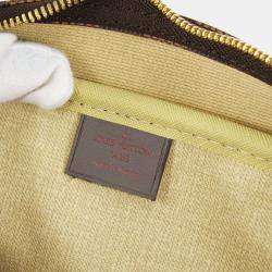 Louis Vuitton Brown Damier Ebene Canvas Deauville Bowling Vanity Shoulder Bag