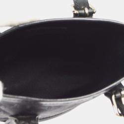 Pre Owned Louis Vuitton Black Monogram Satin Little Bucket Bag