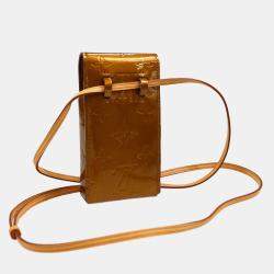 Pre Owned Louis Vuitton Vernis Greene Cigarette Case Shoulder Bag