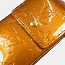 Pre Owned Louis Vuitton Vernis Greene Cigarette Case Shoulder Bag