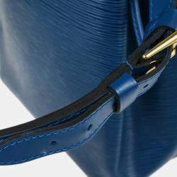 Louis Vuitton Blue Epi Leather Petite Noe Shoulder Bag