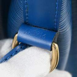 Louis Vuitton Blue Epi Leather Petite Noe Shoulder Bag